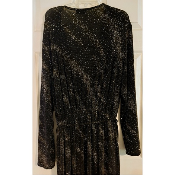 ASOS full length with gold sequins formal dress - Picture 5 of 7